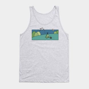 Zodiac sign Aquarius Tank Top